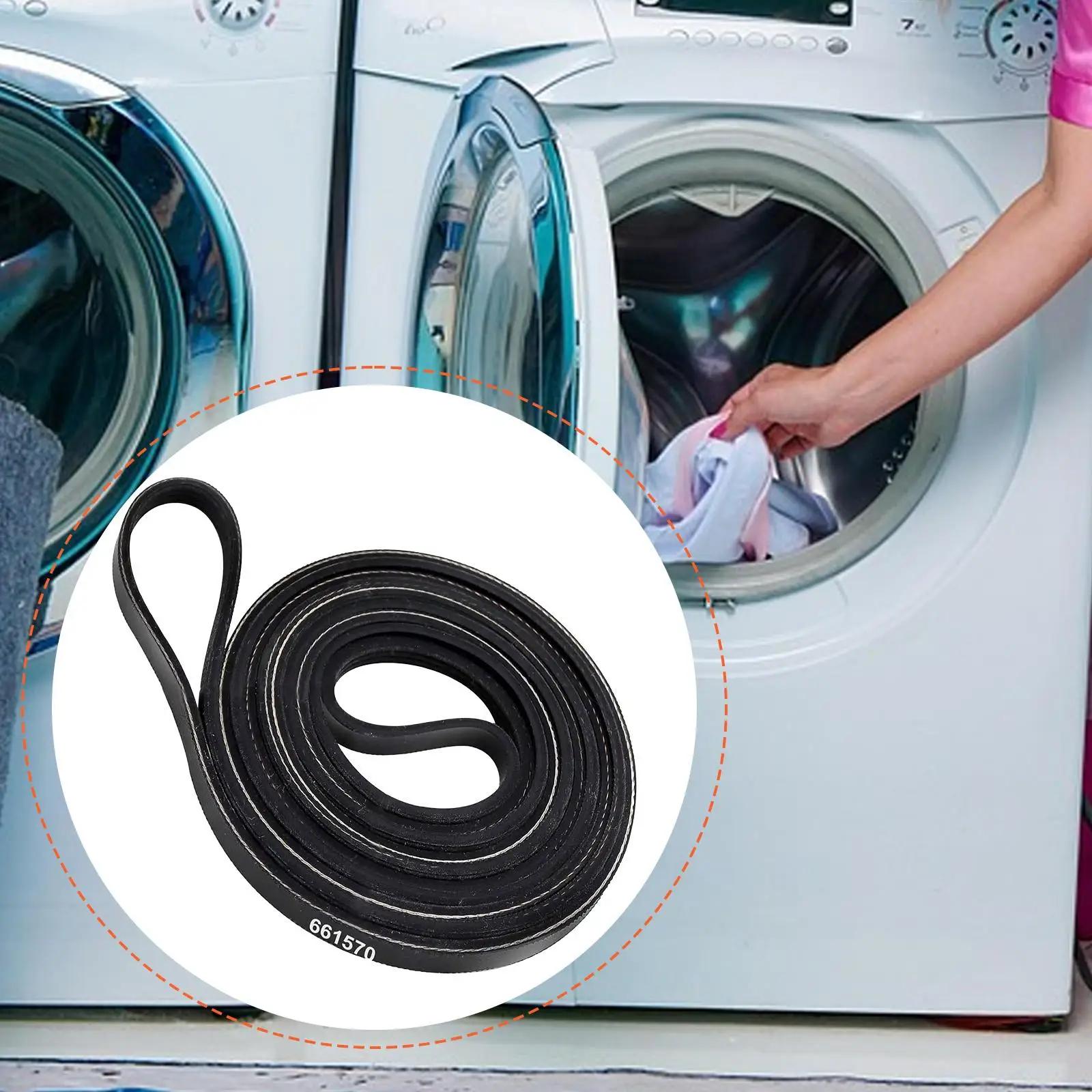 Dryer Drum Belt Replacement Component Dryer Accessory Attachment Equipment PS382430 Rubber Drive Belt 3393999 Laundry Room Home
Dryer Drum Belt Replacement Component Dryer Accessory Attachment Equipment PS382430 Rubber Drive Belt 3393999 Laundry Room Home