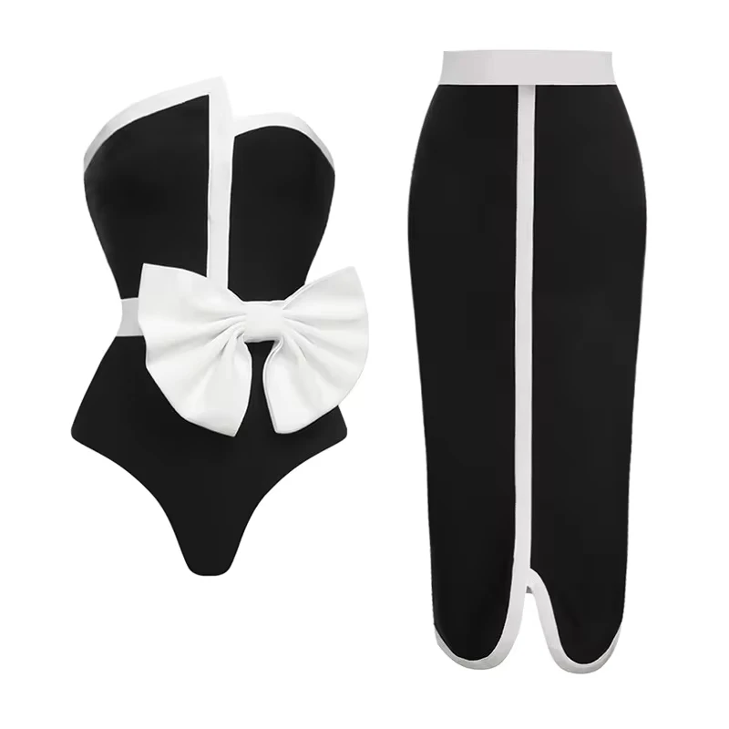 Black And White Contrast Color One Piece Swimsuit For Women Patchwork Swimwear Female High Waisted Bathing Suits Beachwear Swim
Black And White Contrast Color One Piece Swimsuit For Women Patchwork Swimwear Female High Waisted Bathing Suits Beachwear Swim