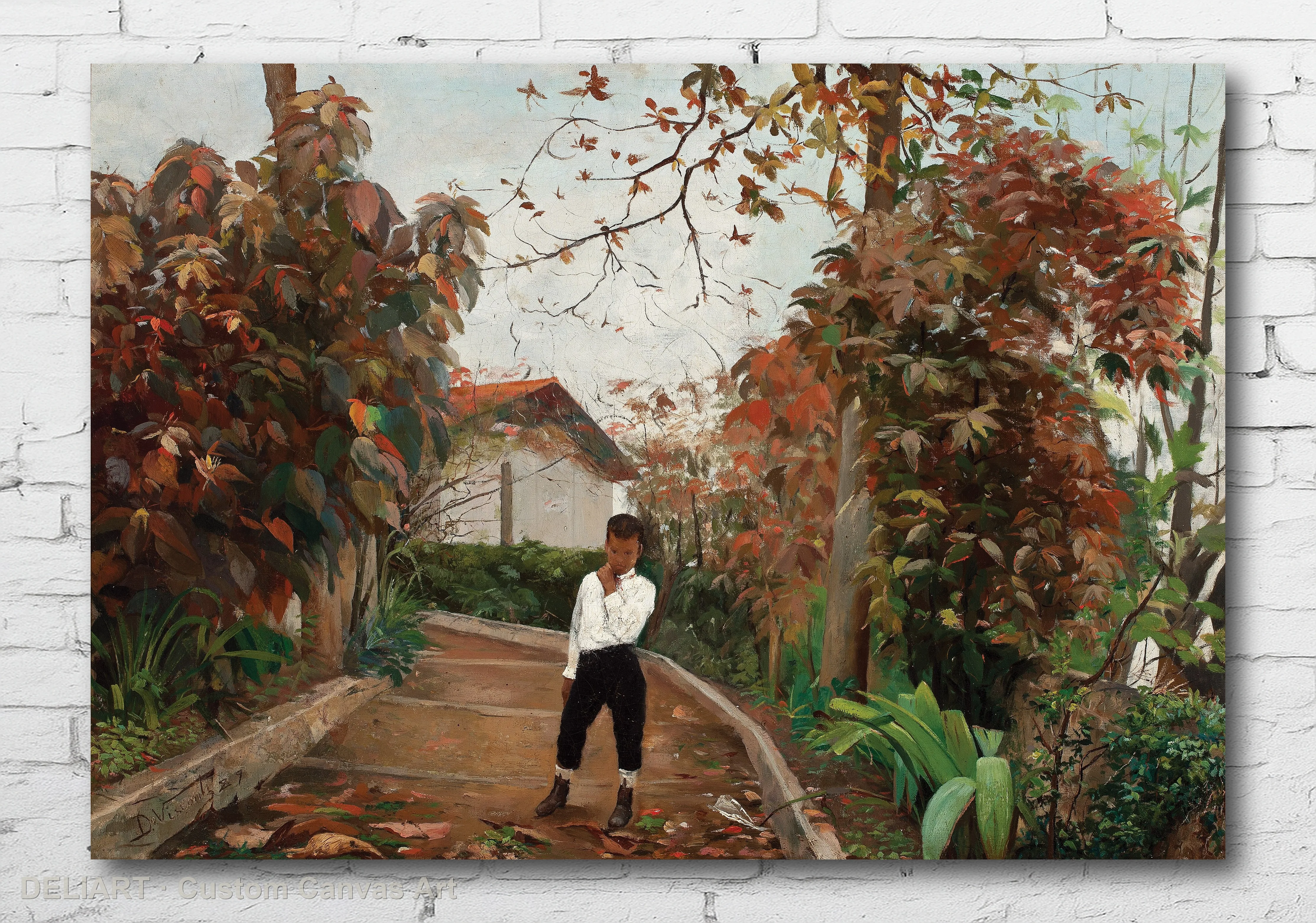 Impressionist Garden Scene by Eliseu Visconti, 1889 - Fine Art Canvas Wall Art Poster Print Vintage Home Decor Unframed
Impressionist Garden Scene by Eliseu Visconti, 1889 - Fine Art Canvas Wall Art Poster Print Vintage Home Decor Unframed