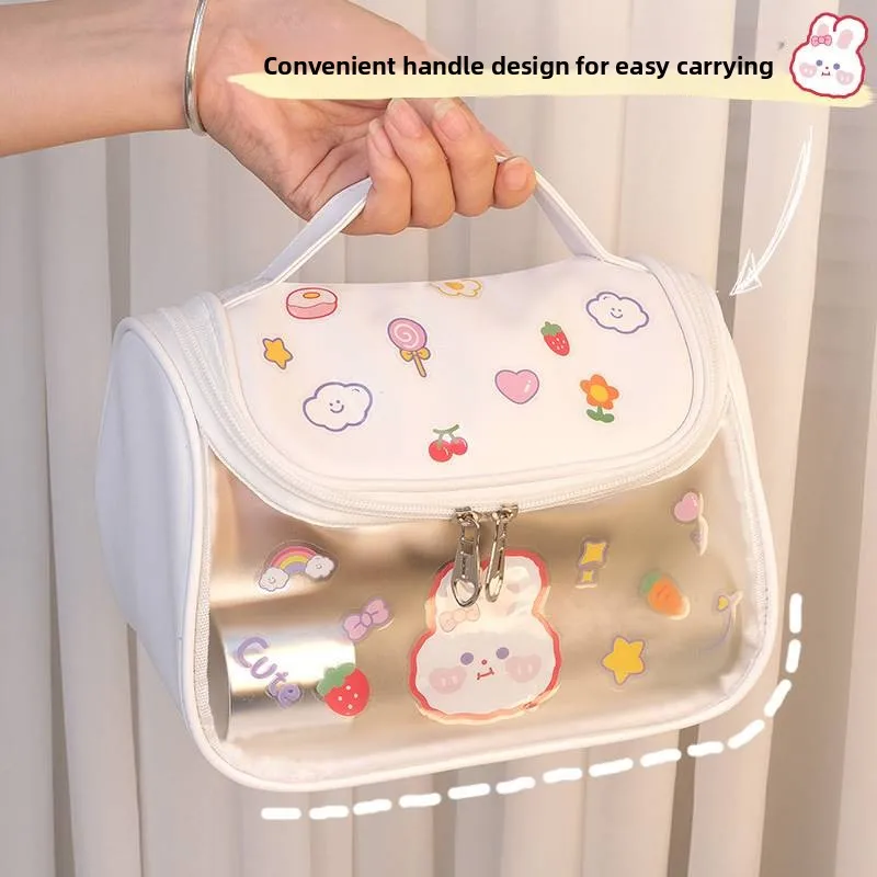 Adorable Large Capacity Travel Storage Bag 2024 New Portable Cosmetic Bag High Aesthetic Value Washing Bag Organizer
Adorable Large Capacity Travel Storage Bag 2024 New Portable Cosmetic Bag High Aesthetic Value Washing Bag Organizer