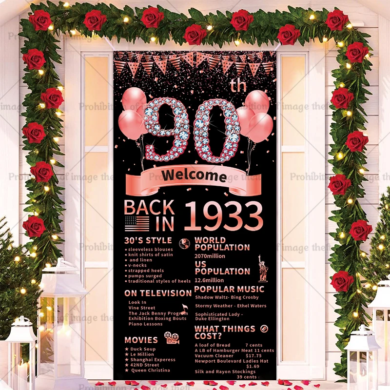 Rose Gold Anniversary Theme Happy Birthday Sweet Door Banner Ornaments Door Cover Photography Background Indoor Outdoor Gifts
Rose Gold Anniversary Theme Happy Birthday Sweet Door Banner Ornaments Door Cover Photography Background Indoor Outdoor Gifts