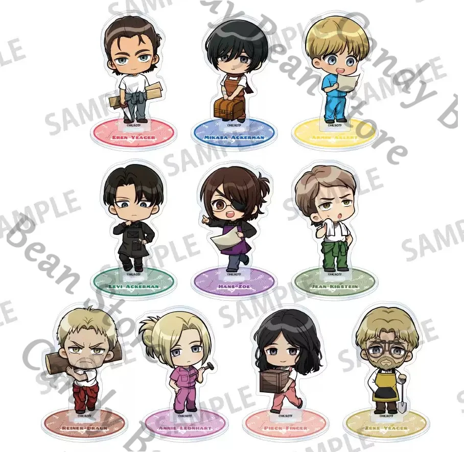Anime Genuine Attack on Titan Levi Ackerman Hange Zoe Cosplay Build Series Cartoon Q Versions Standing Sign Figure Stand Gift
Anime Genuine Attack on Titan Levi Ackerman Hange Zoe Cosplay Build Series Cartoon Q Versions Standing Sign Figure Stand Gift