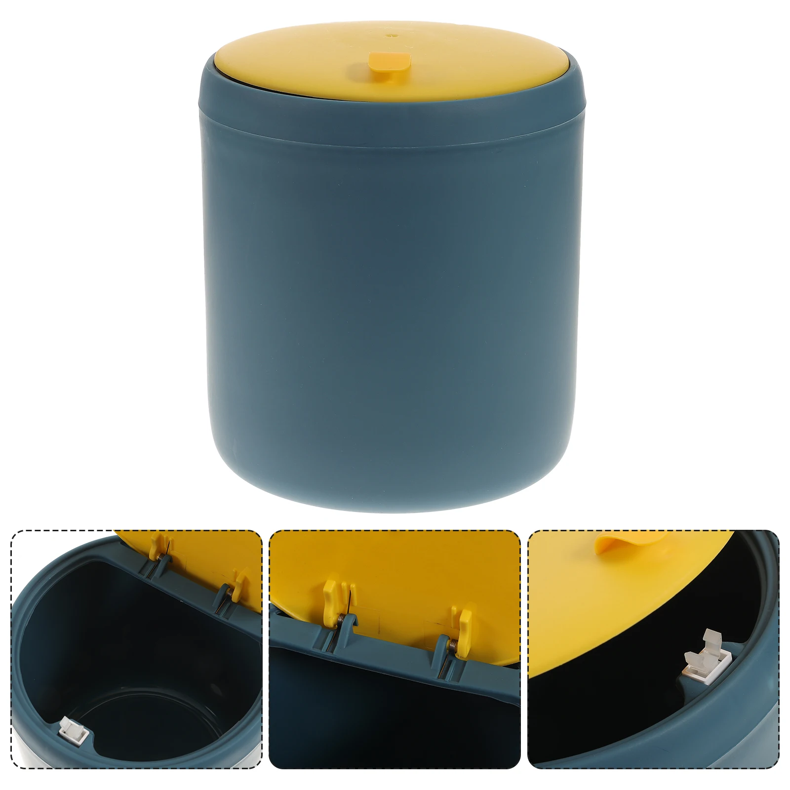 Premium Plastic Desktop Trash Can Recycling Bin Waste Container Lid Mini Garbage Bin Creative Press Type Easy to
Premium Plastic Desktop Trash Can Recycling Bin Waste Container Lid Mini Garbage Bin Creative Press Type Easy to