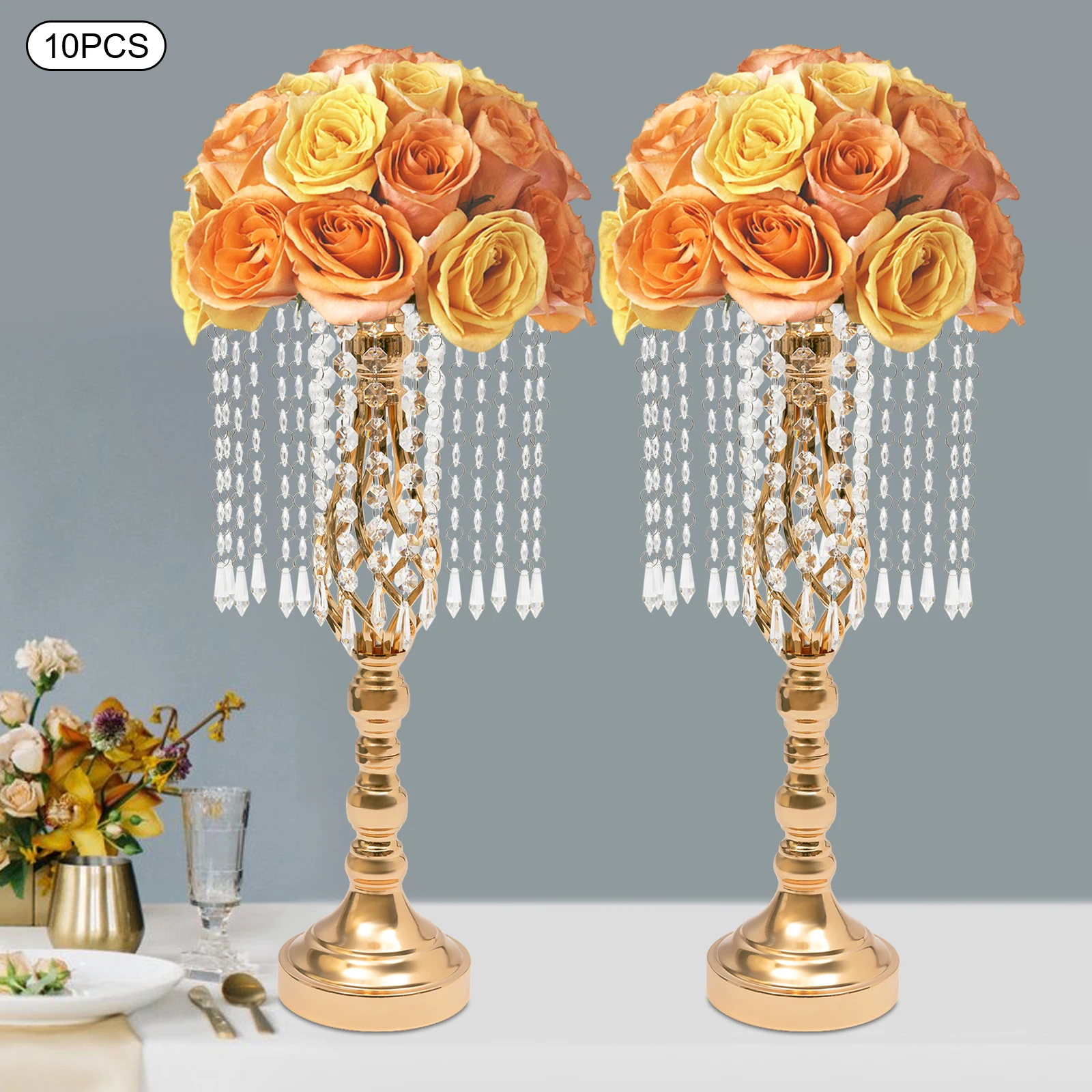 10 шт., 49 см, золотая ваза с хрустальными кисточками, банкетная столешница, декоративная основа для цветов, подставка для дисплея с высокой нагрузкой
10 шт., 49 см, золотая ваза с хрустальными кисточками, банкетная столешница, декоративная основа для цветов, подставка для дисплея с высокой нагрузкой