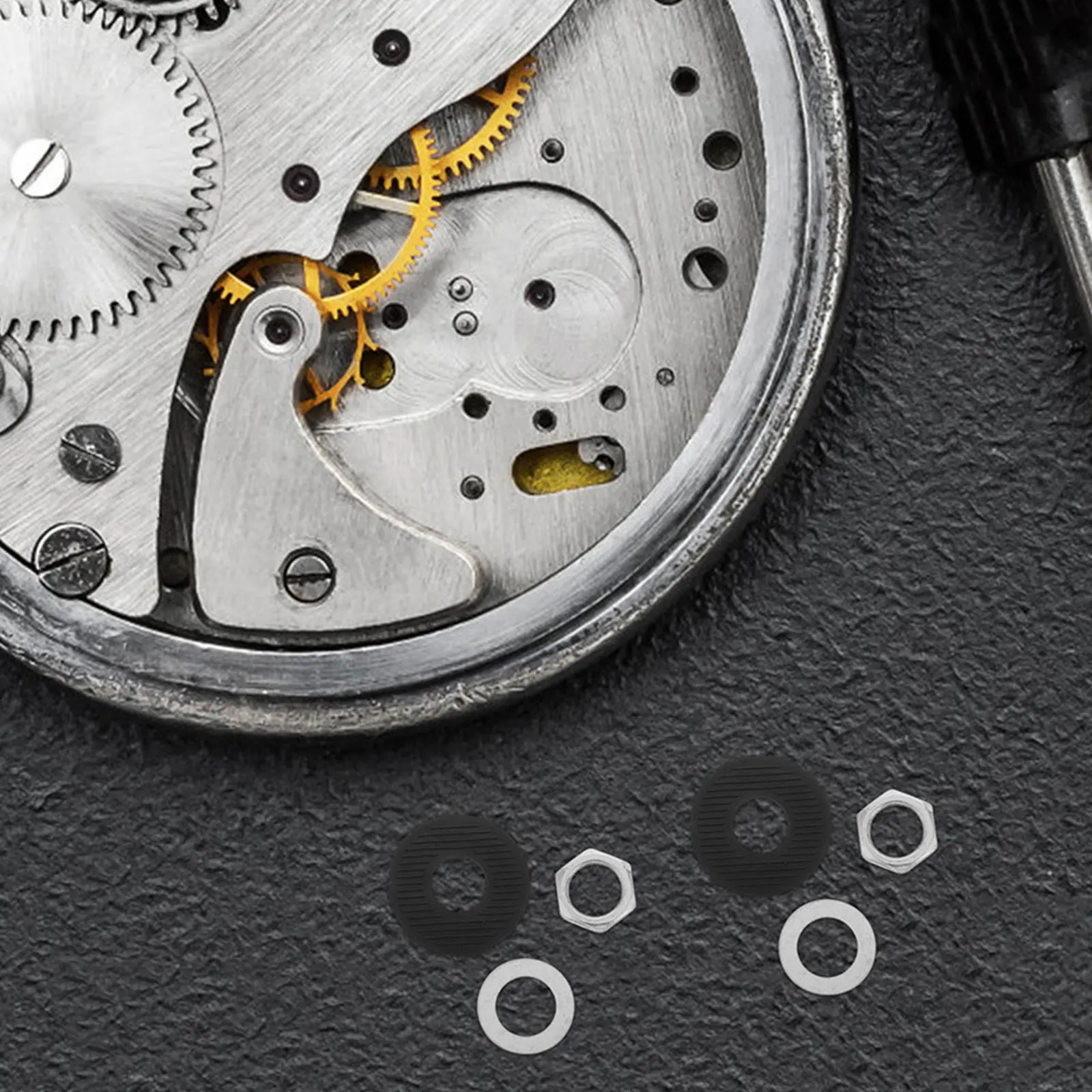 40Sets Quartz Clock Washer Kit Complete Repair Parts Set for Wall Clock Maintenance Easy Installation No Tools Needed for Home
40Sets Quartz Clock Washer Kit Complete Repair Parts Set for Wall Clock Maintenance Easy Installation No Tools Needed for Home