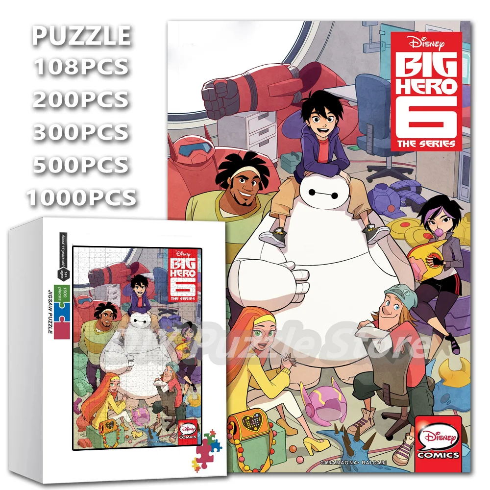 Anime Characters Print Jigsaw Puzzles Big Hero 6 Cartoon Intelligence Puzzle Stress Relief Toys for Birthday Gifts with Boxs
Anime Characters Print Jigsaw Puzzles Big Hero 6 Cartoon Intelligence Puzzle Stress Relief Toys for Birthday Gifts with Boxs