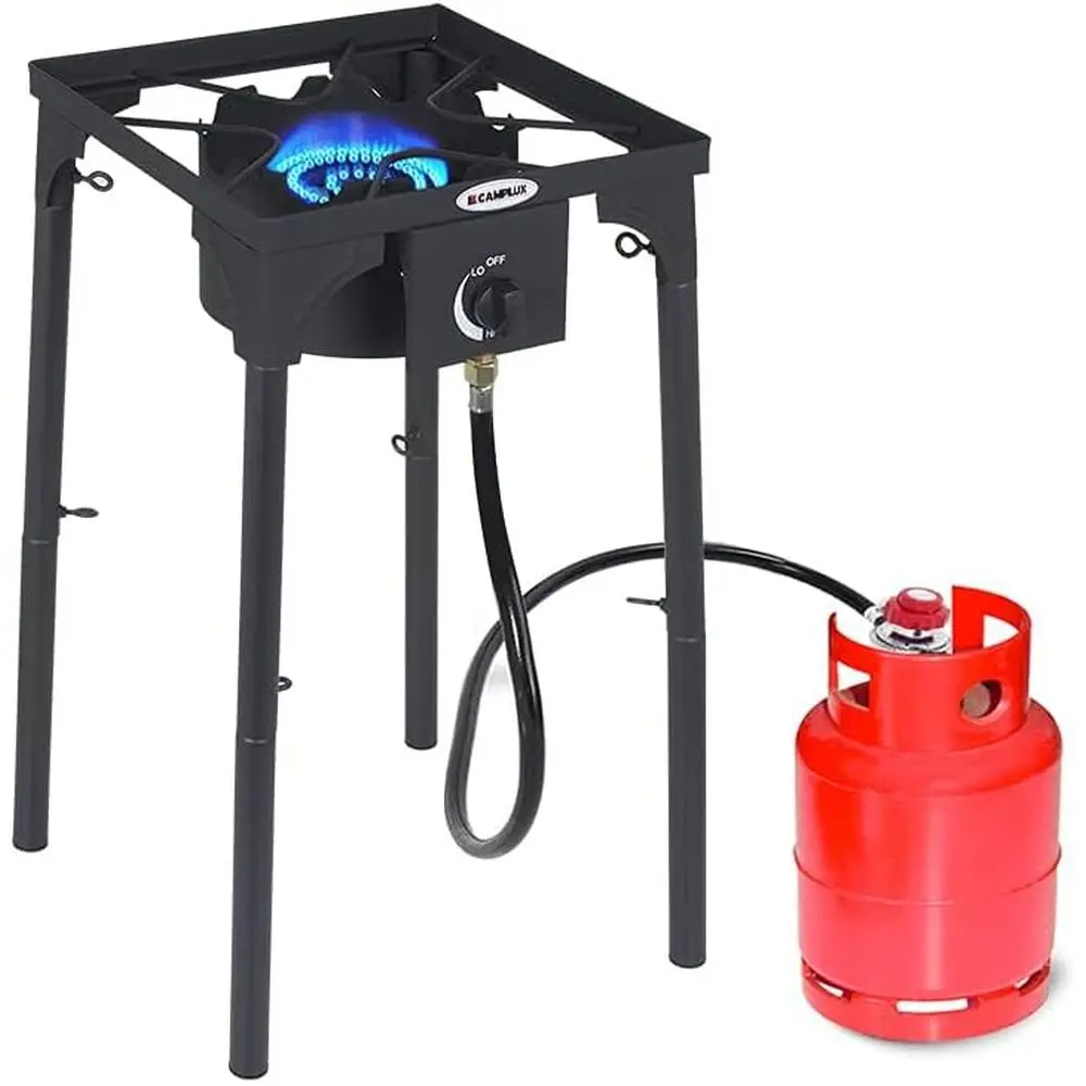 130,000 BTU Single Propane Burner for Outdoor Cooking, Home Brewing, and More
130,000 BTU Single Propane Burner for Outdoor Cooking, Home Brewing, and More