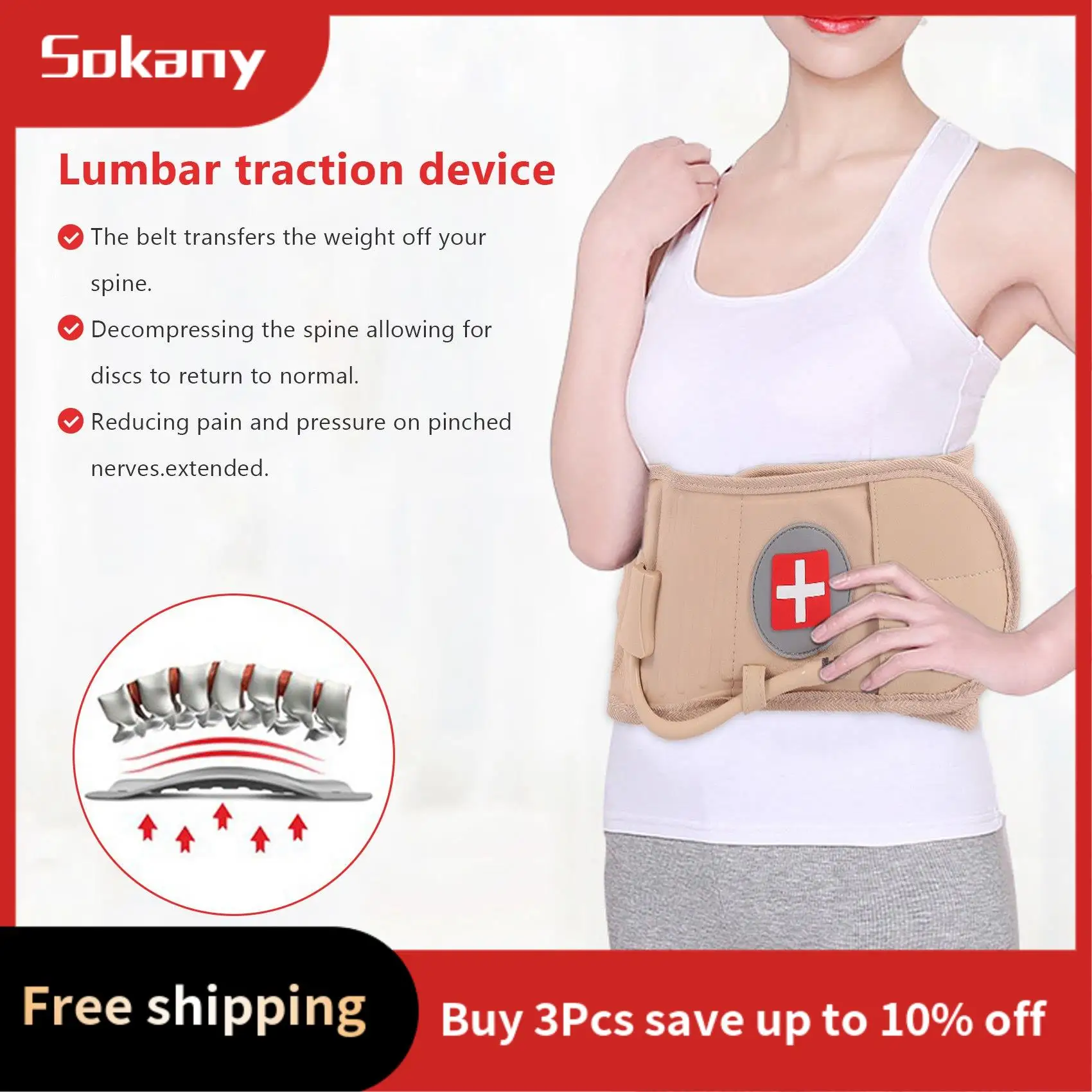 HIM-Lumbar Spinal-Air Decompression Back Belt Air Traction Waist Protector Belt Pain Lower Lumbar Support Fit For 29 Inches -49
HIM-Lumbar Spinal-Air Decompression Back Belt Air Traction Waist Protector Belt Pain Lower Lumbar Support Fit For 29 Inches -49