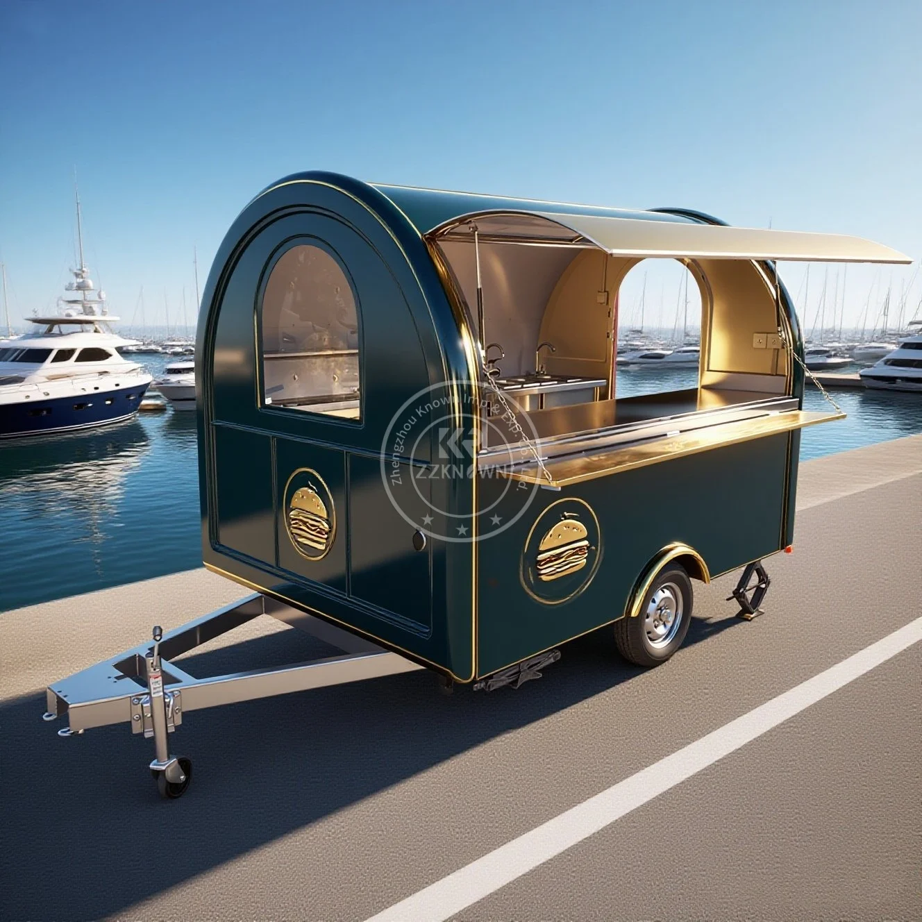 Coffee Cart Street Snack Ice Cream Kiosk Hot Dog Fast Food Truck Trailer With Fully Catering Equipments
Coffee Cart Street Snack Ice Cream Kiosk Hot Dog Fast Food Truck Trailer With Fully Catering Equipments