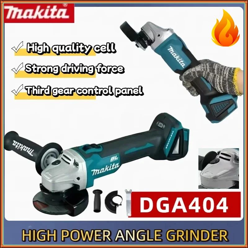 Makita Brushless 100mm DGA404 Electric Angle Grinder Cordless Grinder Metal Wood Grinding Polishing Cutting Machine Power Tool
Makita Brushless 100mm DGA404 Electric Angle Grinder Cordless Grinder Metal Wood Grinding Polishing Cutting Machine Power Tool