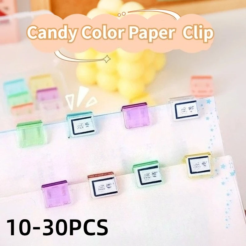 10-30PCS Candy Push Clip Paperclip Pusher Transparent Bookmark Test Paper Holder File Storage for Student Office Stationery
10-30PCS Candy Push Clip Paperclip Pusher Transparent Bookmark Test Paper Holder File Storage for Student Office Stationery