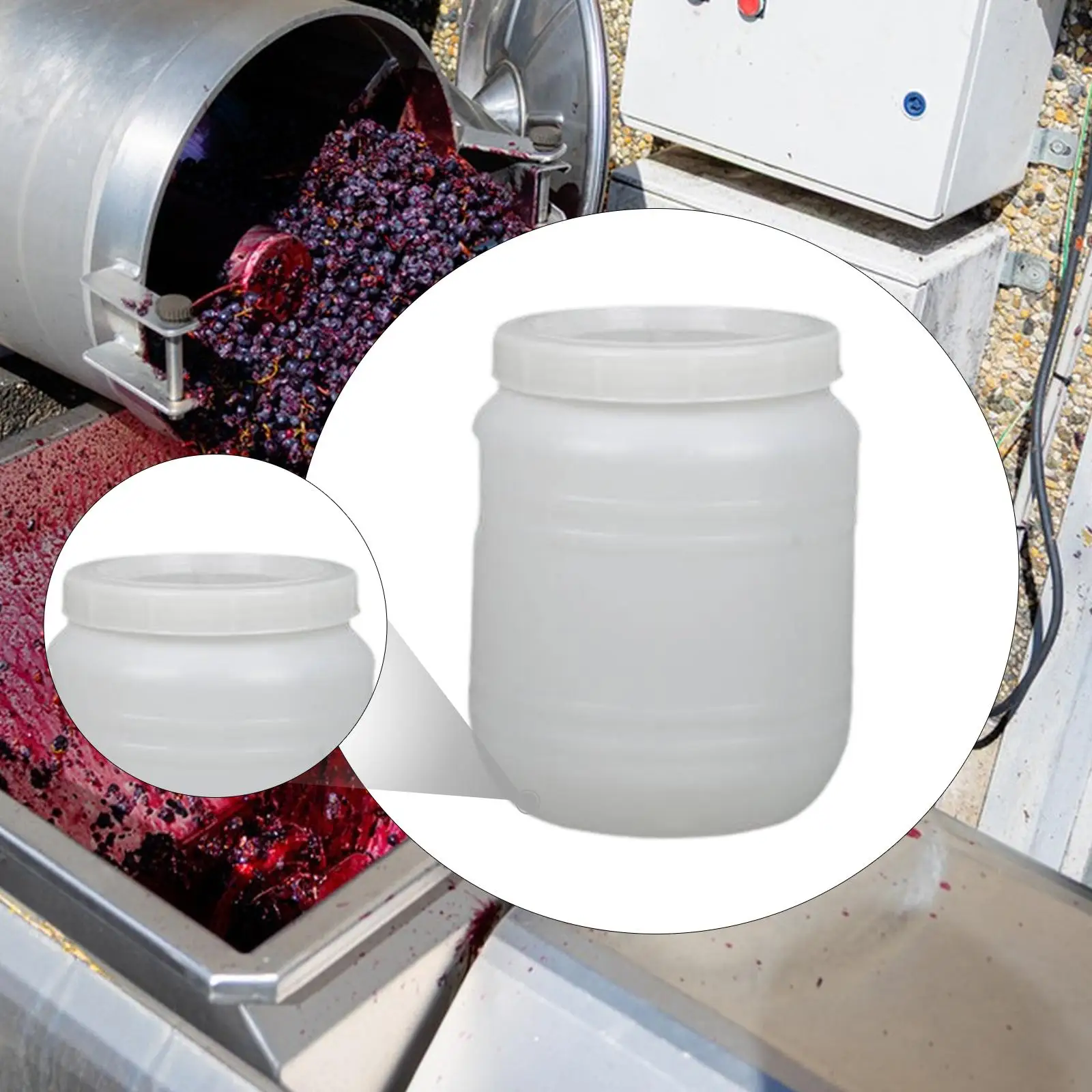 Honey Pail Multipurpose Barrel Lightweight Plastic Bucket with Lid for Beekeeping Supplies Pantry Restaurant
Honey Pail Multipurpose Barrel Lightweight Plastic Bucket with Lid for Beekeeping Supplies Pantry Restaurant