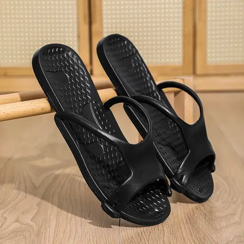 Men's and Women's New Portable Foldable Travel Hotel Couple's Flip-Flops Seaside Beach Sandals