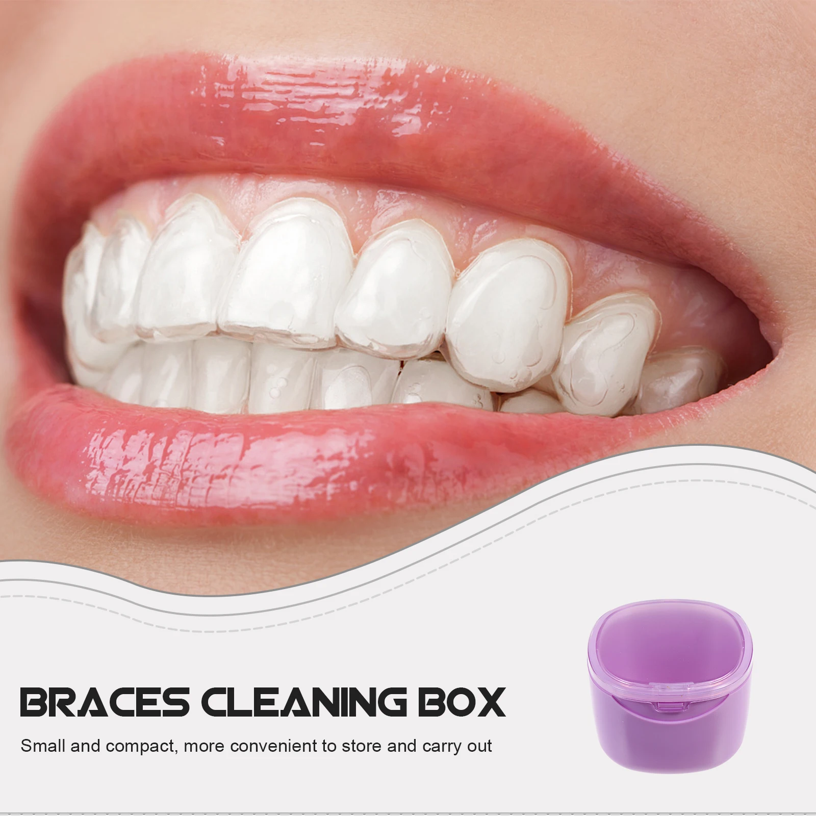 Braces Cleaning Box Small Portable Retainer Case Dust-Proof Orthodontic Retainer Holder Mouth Guard Storage Box
Braces Cleaning Box Small Portable Retainer Case Dust-Proof Orthodontic Retainer Holder Mouth Guard Storage Box