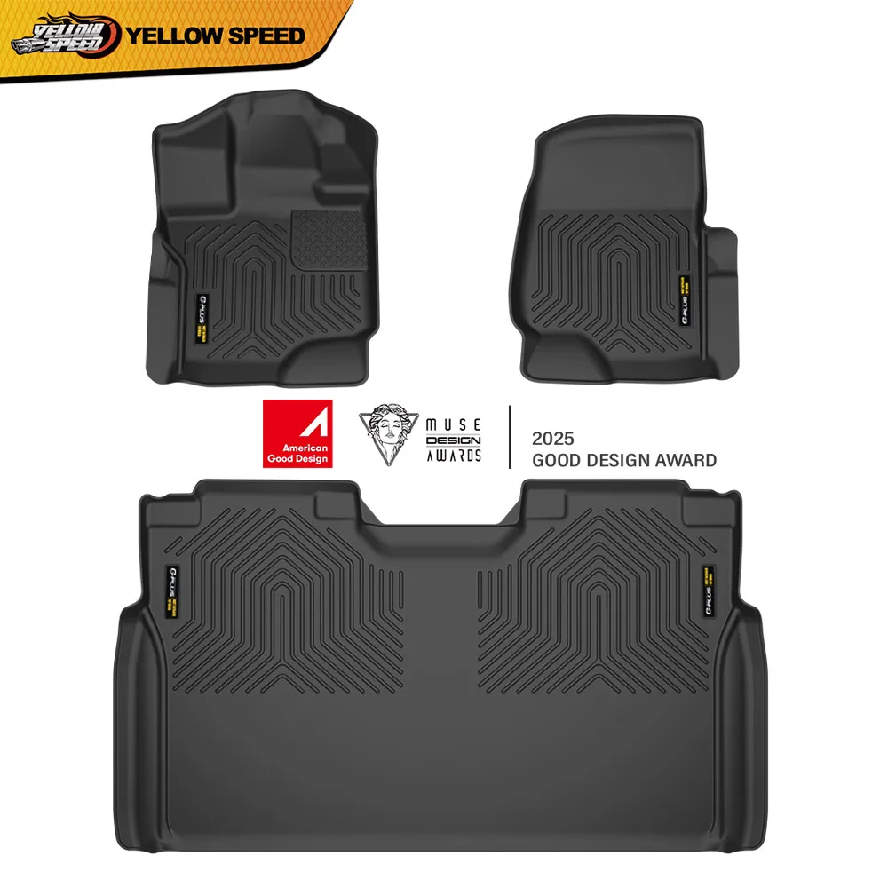 TPE Floor Mats Liners Fit For 2015-24 Ford F-150/F-150 Lightning Super Crew Cab
TPE Floor Mats Liners Fit For 2015-24 Ford F-150/F-150 Lightning Super Crew Cab
