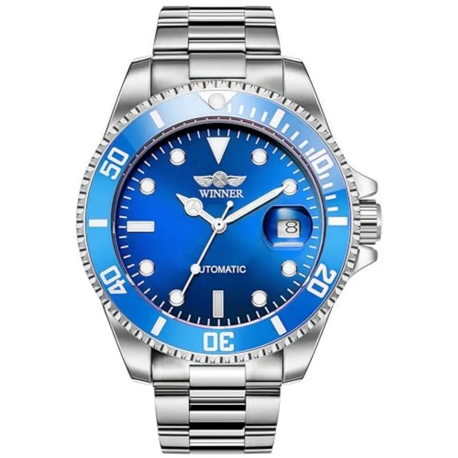 Mens Automatic Mechanical Watches Stainless Steel Waterproof Luxury Watch for Men Reloj Automático para Hombre
Mens Automatic Mechanical Watches Stainless Steel Waterproof Luxury Watch for Men Reloj Automático para Hombre