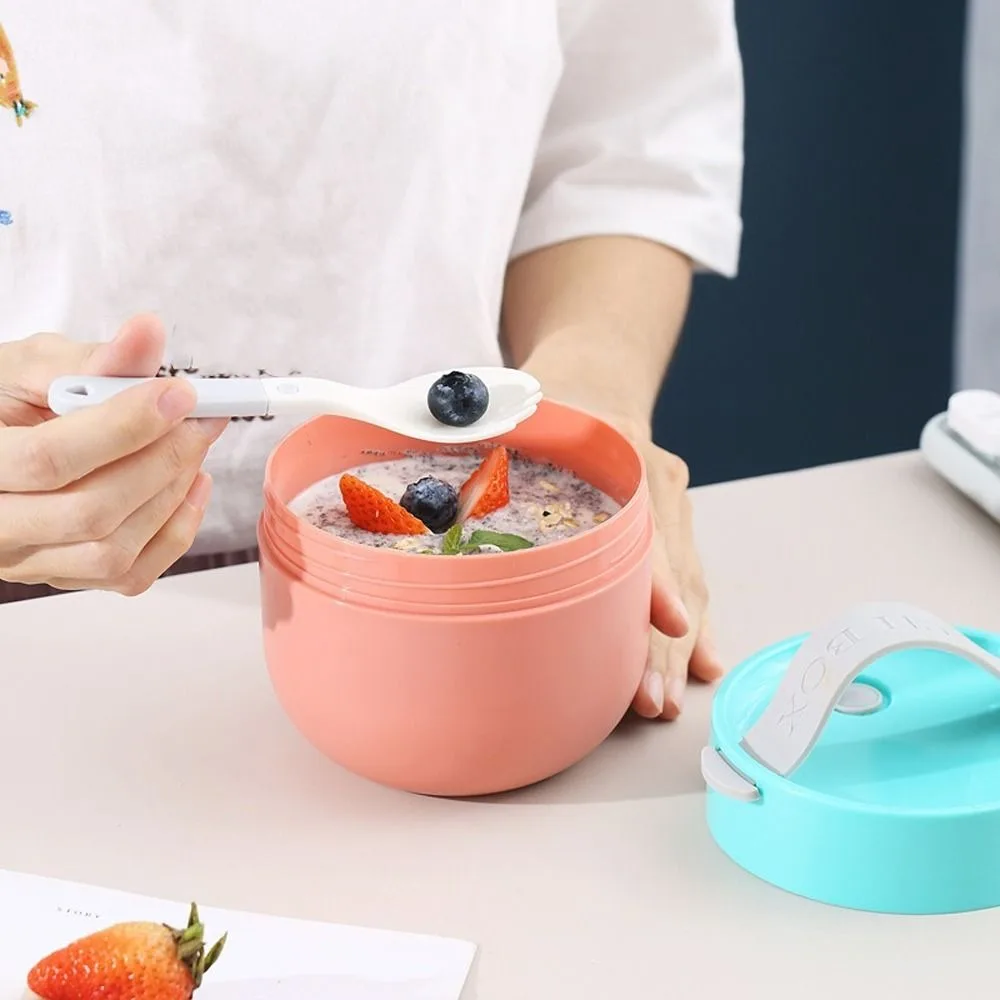 600ml Food Thermal Jar Vacuum Insulated Dopamine Thermos Containers with Spoon Sealed Insulated Soup Cup Milk Storage
600ml Food Thermal Jar Vacuum Insulated Dopamine Thermos Containers with Spoon Sealed Insulated Soup Cup Milk Storage