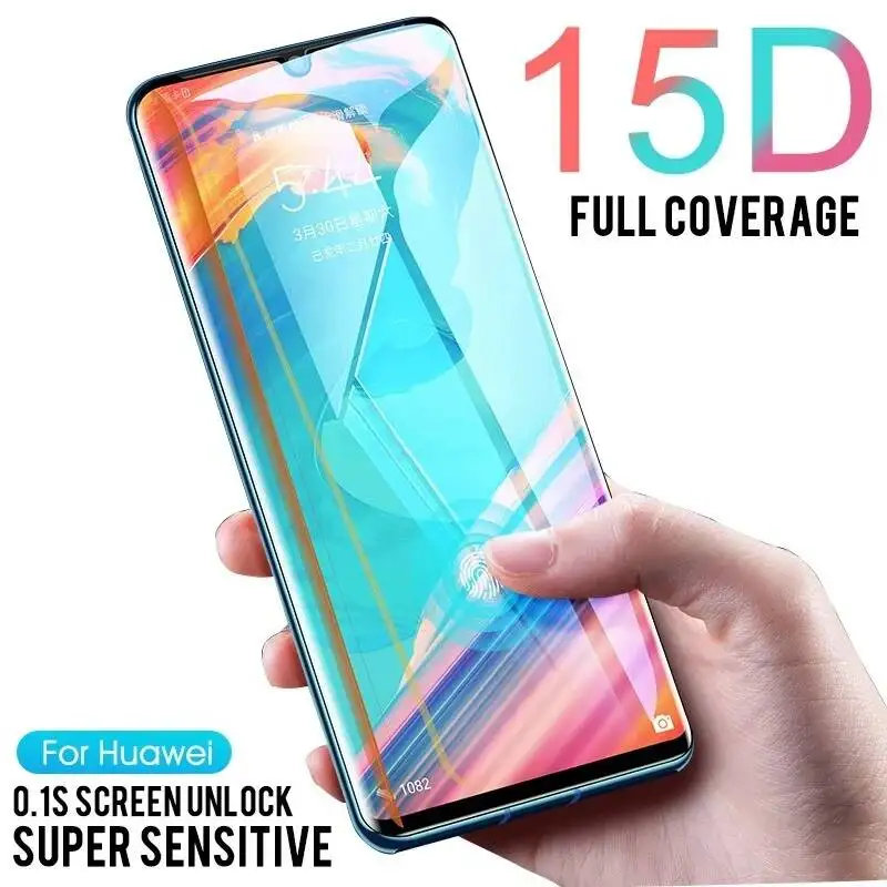 15D Full Curved Protective On P30 Tempered Glass For Huawei P20 Lite Pro Nova 3E Screen Protector
15D Full Curved Protective On P30 Tempered Glass For Huawei P20 Lite Pro Nova 3E Screen Protector