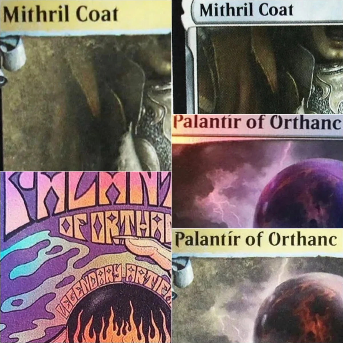 "Mithril Coat/Palantr of Orthanc" TCG Magical Proxy Black Top Quality Cards Gathering Board Game Deck Trading Cards
"Mithril Coat/Palantr of Orthanc" TCG Magical Proxy Black Top Quality Cards Gathering Board Game Deck Trading Cards