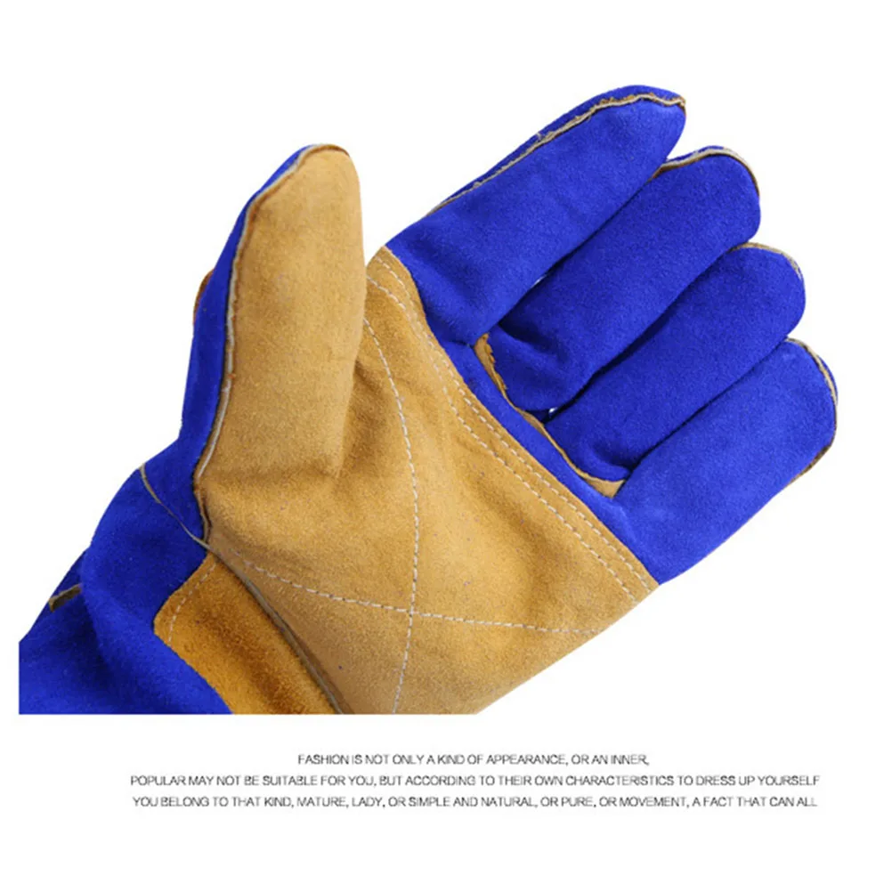 1 Pcs Insulated Long Sleeve Welding Gloves Heavy Duty Fireproof Leather Gloves for BBQ and Cooking Safety
1 Pcs Insulated Long Sleeve Welding Gloves Heavy Duty Fireproof Leather Gloves for BBQ and Cooking Safety