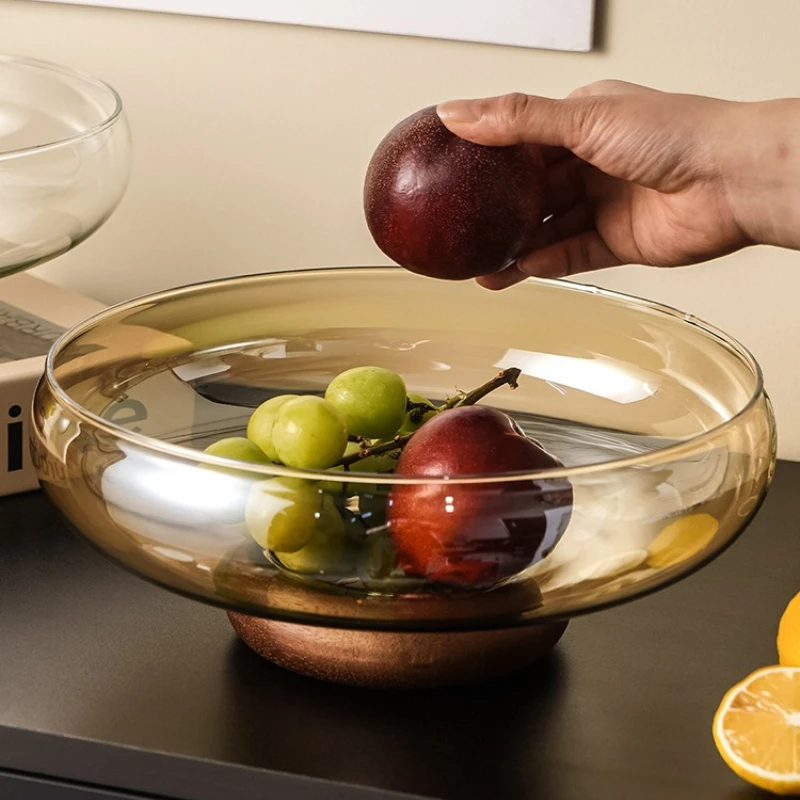 Glass Fruit Plate, Acacia Wood, Living Room Coffee Tableexquisite Fruit Basket, Snack Storage Plate,home Furnishings Decoration
Glass Fruit Plate, Acacia Wood, Living Room Coffee Tableexquisite Fruit Basket, Snack Storage Plate,home Furnishings Decoration