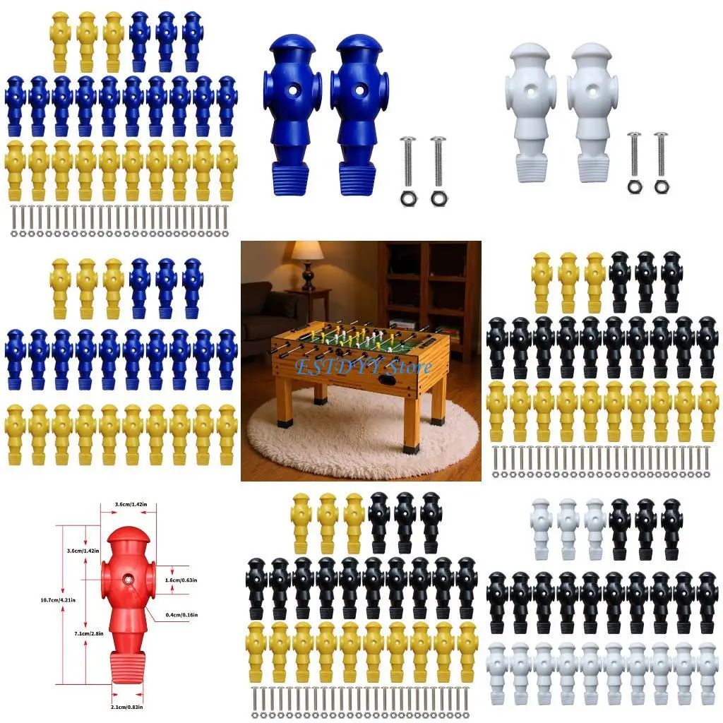 G6DE 26 шт. пластиковый футбольный мужской игровой плеер, сменная фигурка футбольного стола, аксессуары для футбольных машин,
G6DE 26 шт. пластиковый футбольный мужской игровой плеер, сменная фигурка футбольного стола, аксессуары для футбольных машин,