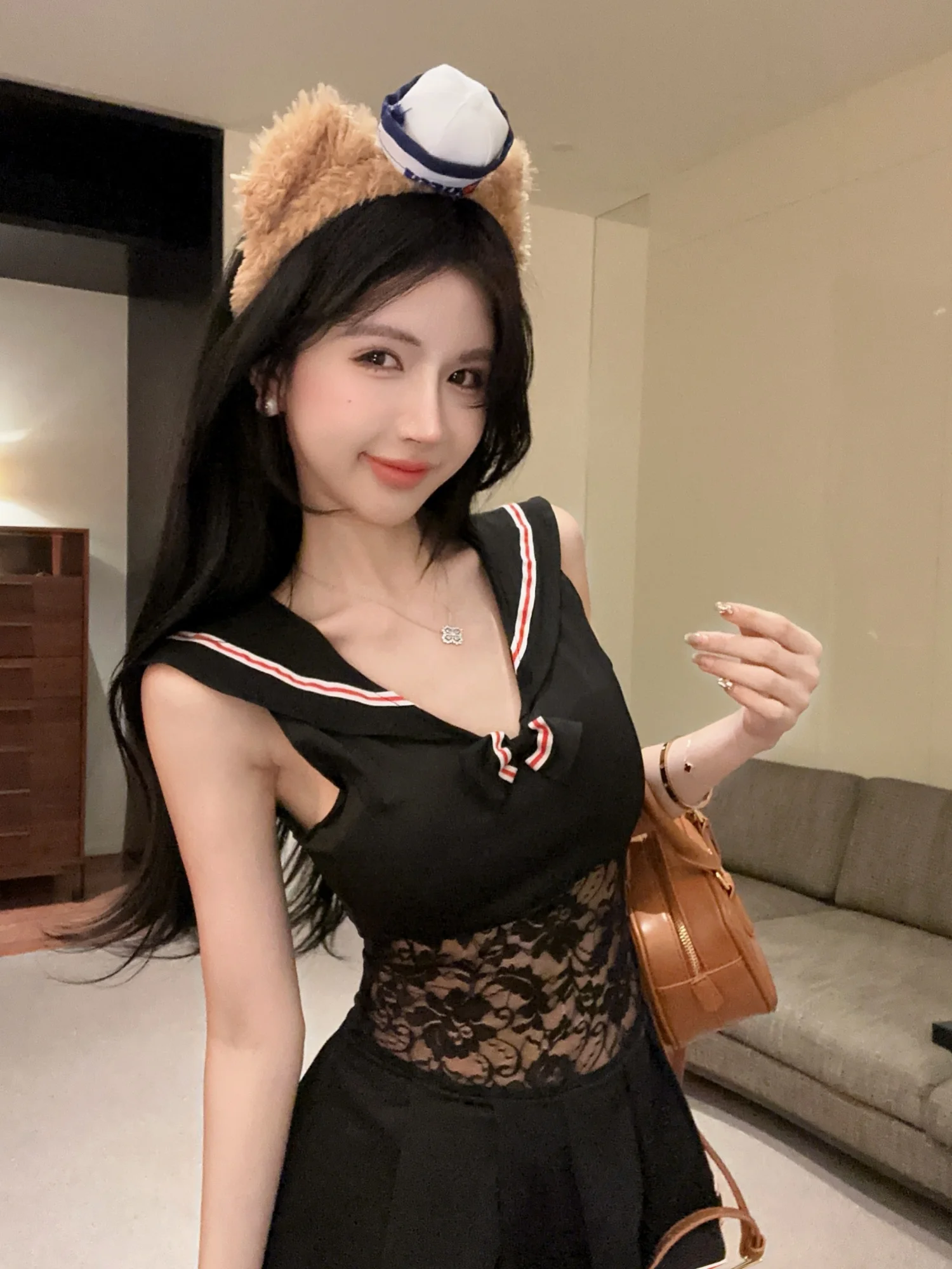 Cute Lace Sleeveless A-Line Dress Fashionable Patchwork Short Skirt High Waist Korean Style Women's Summer Online Exclusive
Cute Lace Sleeveless A-Line Dress Fashionable Patchwork Short Skirt High Waist Korean Style Women's Summer Online Exclusive