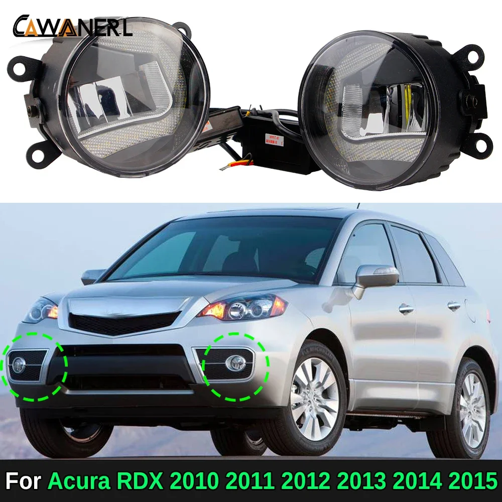 2 Pieces Car Right + Left LED Fog Light DRL Daytime Running Lamp White 30W 12V For Acura RDX 2010 2011 2012 2013 2014 2015
2 Pieces Car Right + Left LED Fog Light DRL Daytime Running Lamp White 30W 12V For Acura RDX 2010 2011 2012 2013 2014 2015