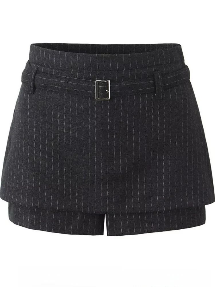 Модные сексуальные женские брюки-юбка в полоску с высокой талией, дышащие, приятные к телу, осенняя коллекция 2025, новинка, универсальные, из тонкого твида
Модные сексуальные женские брюки-юбка в полоску с высокой талией, дышащие, приятные к телу, осенняя коллекция 2025, новинка, универсальные, из тонкого твида