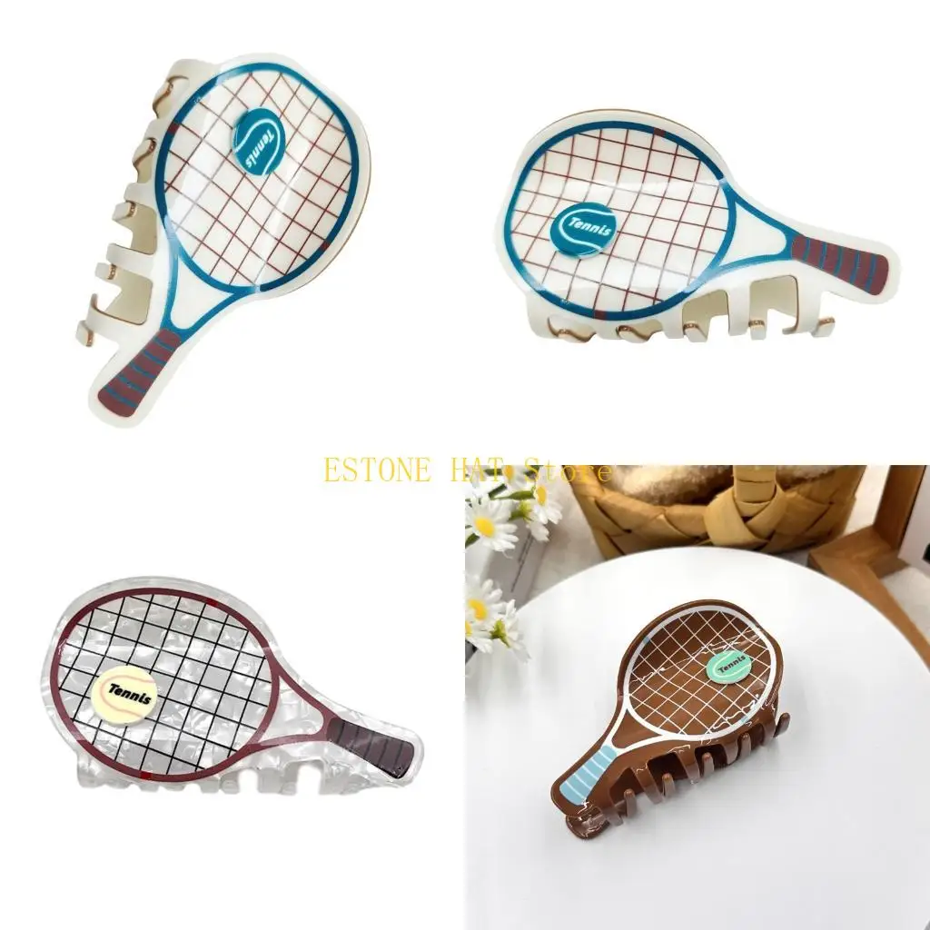 49MF Stylish Sports Theme Hair Clip Tennis Racket Design For Women Girls
49MF Stylish Sports Theme Hair Clip Tennis Racket Design For Women Girls