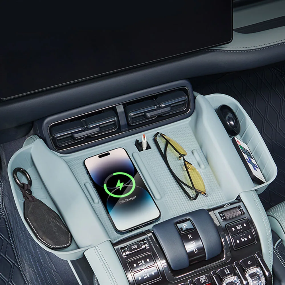 For BYD Leopard 5 Wireless Charging Silicone Pad Modification Product Central Control Storage Box Pad Anti Fouling And Dustproof 
For BYD Leopard 5 Wireless Charging Silicone Pad Modification Product Central Control Storage Box Pad Anti Fouling And Dustproof