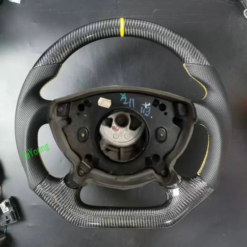 For Mercedes-Benz W211 W212 W221 W203 G500 G55 E240 E260 E280 E350 100% Real Carbon Fiber Car Steering Wheel 
For Mercedes-Benz W211 W212 W221 W203 G500 G55 E240 E260 E280 E350 100% Real Carbon Fiber Car Steering Wheel
