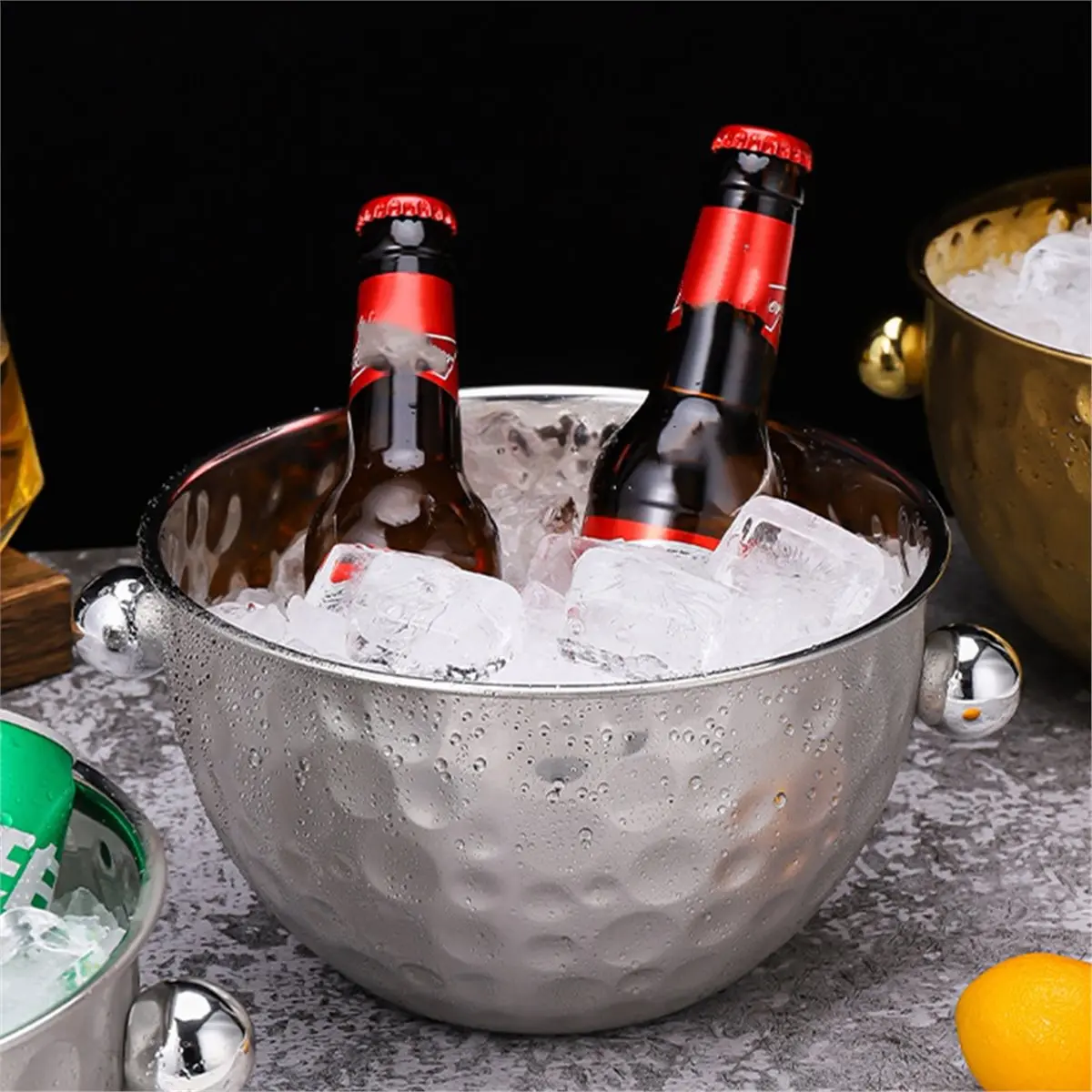 Industrial Tools Stainless Steel Ice Bucket Set with Scoops, 4L & 6L, for Parties, Weddings, Outdoor Events
Industrial Tools Stainless Steel Ice Bucket Set with Scoops, 4L & 6L, for Parties, Weddings, Outdoor Events
