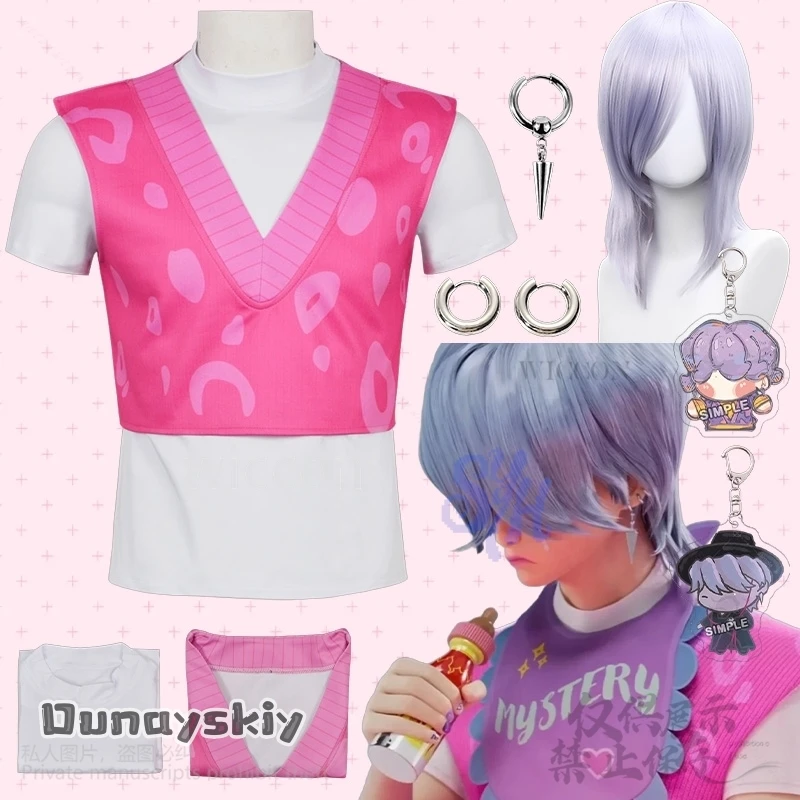 Mystery Saja Boys Cosplay Movie Kpop Demon Anime Soda Pop Costume Pink Kawaii Idol Deep V Sexy Sleeveless Knitvest Cardigan 코스프레
Mystery Saja Boys Cosplay Movie Kpop Demon Anime Soda Pop Costume Pink Kawaii Idol Deep V Sexy Sleeveless Knitvest Cardigan 코스프레