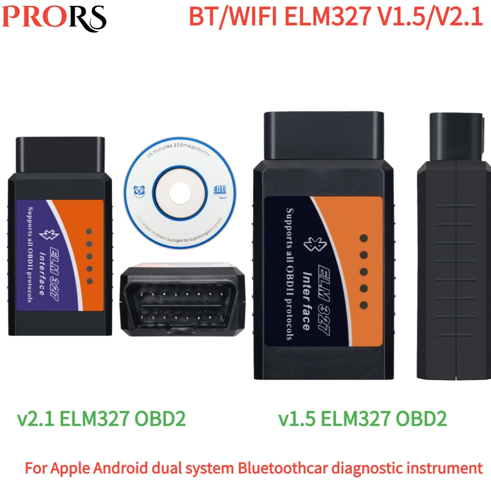 Автомобильный диагностический сканер OBD2, ELM327 Wi-Fi/BT V1.5/V2.1 Wi-Fi OBD 2, Bluetooth V1.5 IOS Android, устройство для считывания кодов
Автомобильный диагностический сканер OBD2, ELM327 Wi-Fi/BT V1.5/V2.1 Wi-Fi OBD 2, Bluetooth V1.5 IOS Android, устройство для считывания кодов