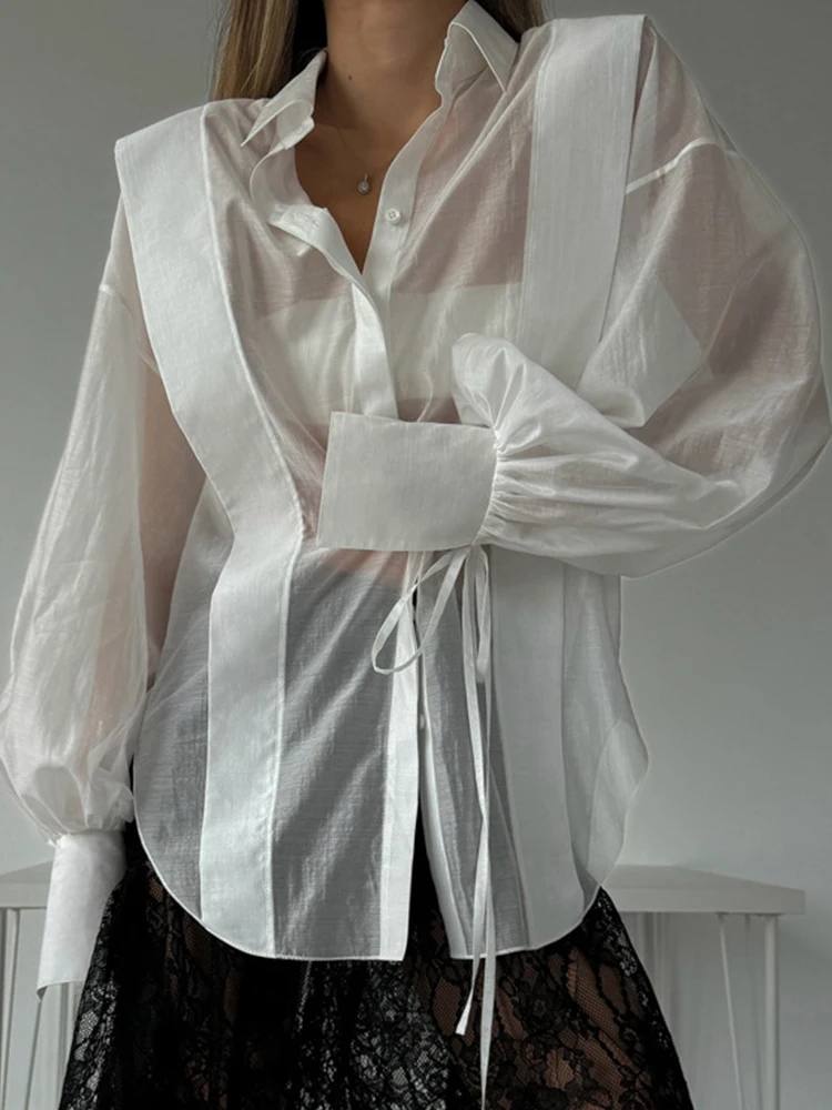 Aynaray 2025 Women Spring Summer Elegant Mesh Shirt Long Sleeve Solid Pink Sheer Blouse For Woman
Aynaray 2025 Women Spring Summer Elegant Mesh Shirt Long Sleeve Solid Pink Sheer Blouse For Woman