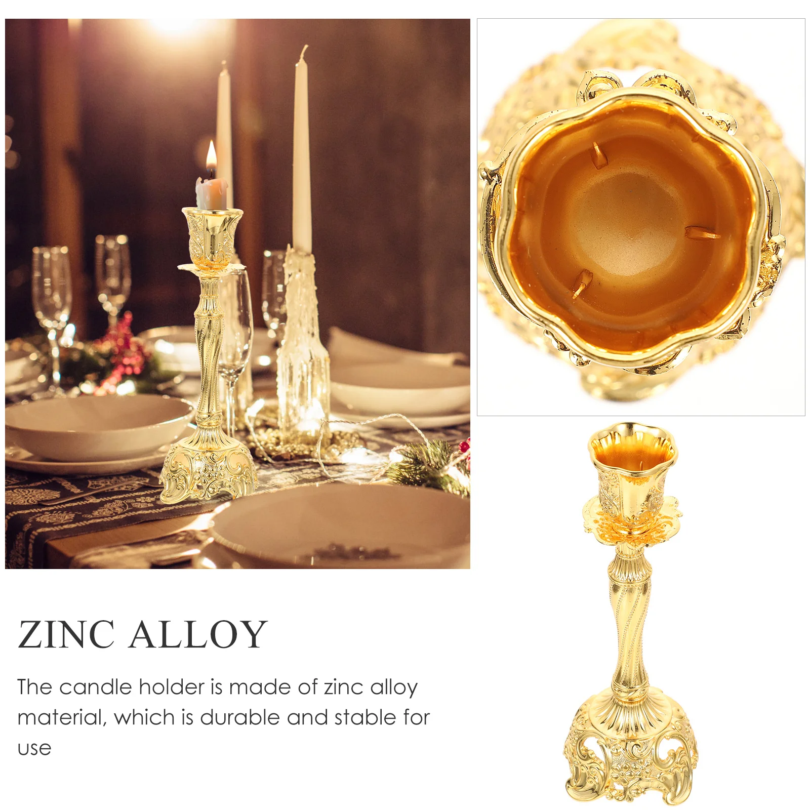 Zinc Alloy Holder Metal Holder for Wedding Party Banquet Festival Decoration Romantic Candlelight Dinner
Zinc Alloy Holder Metal Holder for Wedding Party Banquet Festival Decoration Romantic Candlelight Dinner