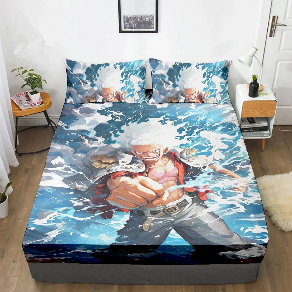 Anime Fitted Sheet Luffy Gear 5 One Piece Cartoon Kids Bedding Anti-slip Bed Cover for Bedroom Decor Queen King
Anime Fitted Sheet Luffy Gear 5 One Piece Cartoon Kids Bedding Anti-slip Bed Cover for Bedroom Decor Queen King