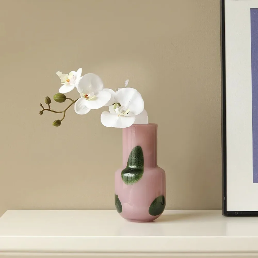 Glass vase advanced sense living room water raising flower arrangement decorative flower device
Glass vase advanced sense living room water raising flower arrangement decorative flower device