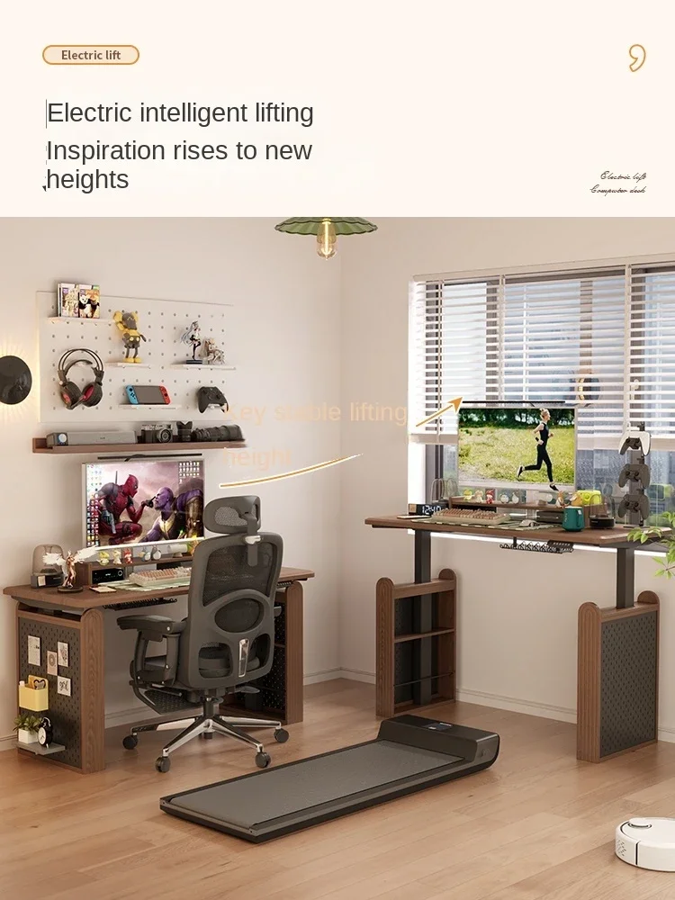 ZF Электрический подъемный стол из цельного дерева, умный компьютерный стол, домашний учебный стол
ZF Электрический подъемный стол из цельного дерева, умный компьютерный стол, домашний учебный стол