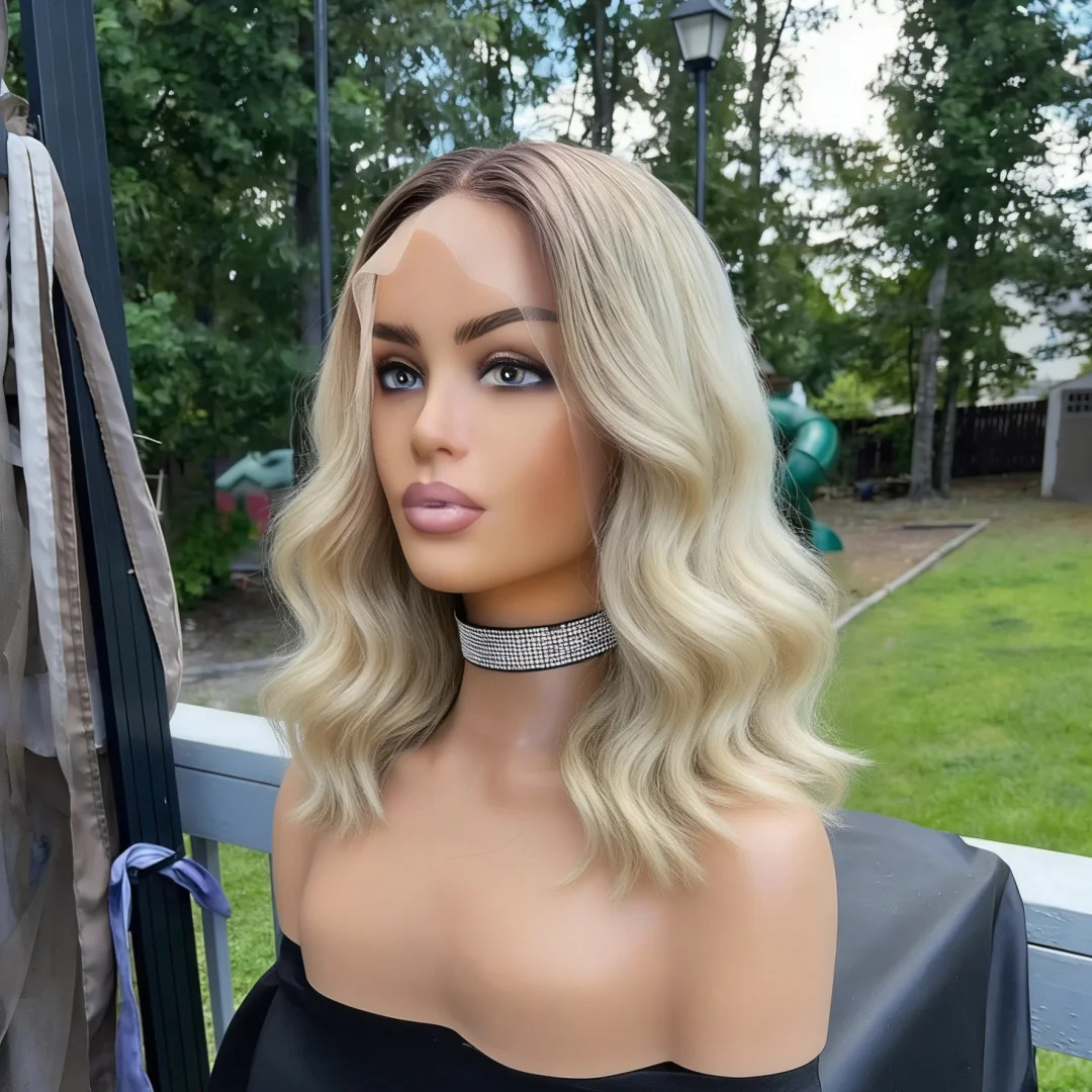 Ombre Blond Wave Hair 150 density and 13×4 100%human hair wig lace front wig, with baby hair pre plucked
Ombre Blond Wave Hair 150 density and 13×4 100%human hair wig lace front wig, with baby hair pre plucked