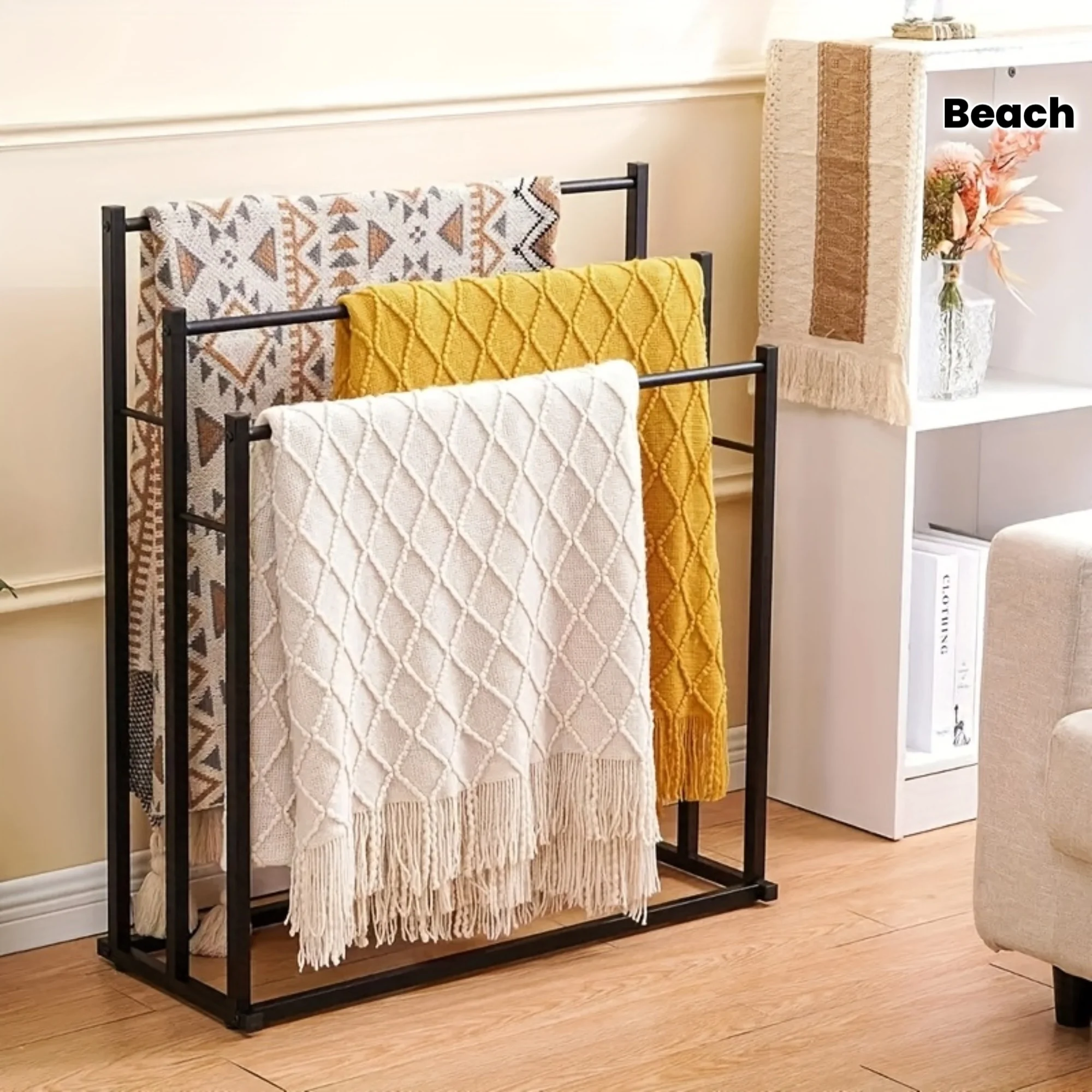 47.2 Inch Tall Standing Towel Racks 3 Tier Pool Towel Rack Outdoor Oversized Floor Bath Towel Drying Valet Holder Blanket 2pcs
47.2 Inch Tall Standing Towel Racks 3 Tier Pool Towel Rack Outdoor Oversized Floor Bath Towel Drying Valet Holder Blanket 2pcs