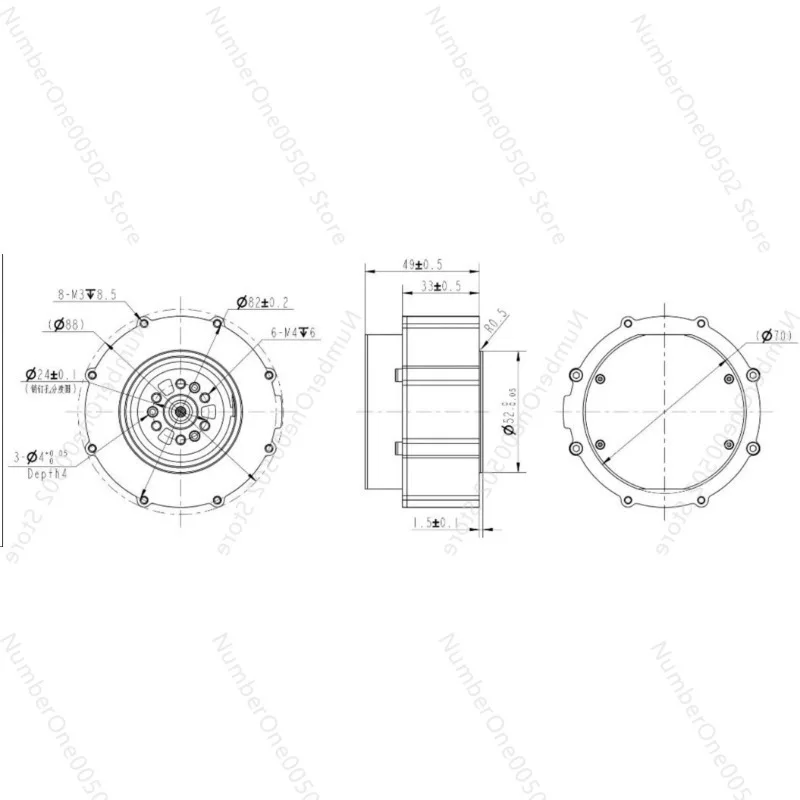 Joint Motor Module ROBSTRIDE06: Quasi-direct drive 36Nm integrated joint module