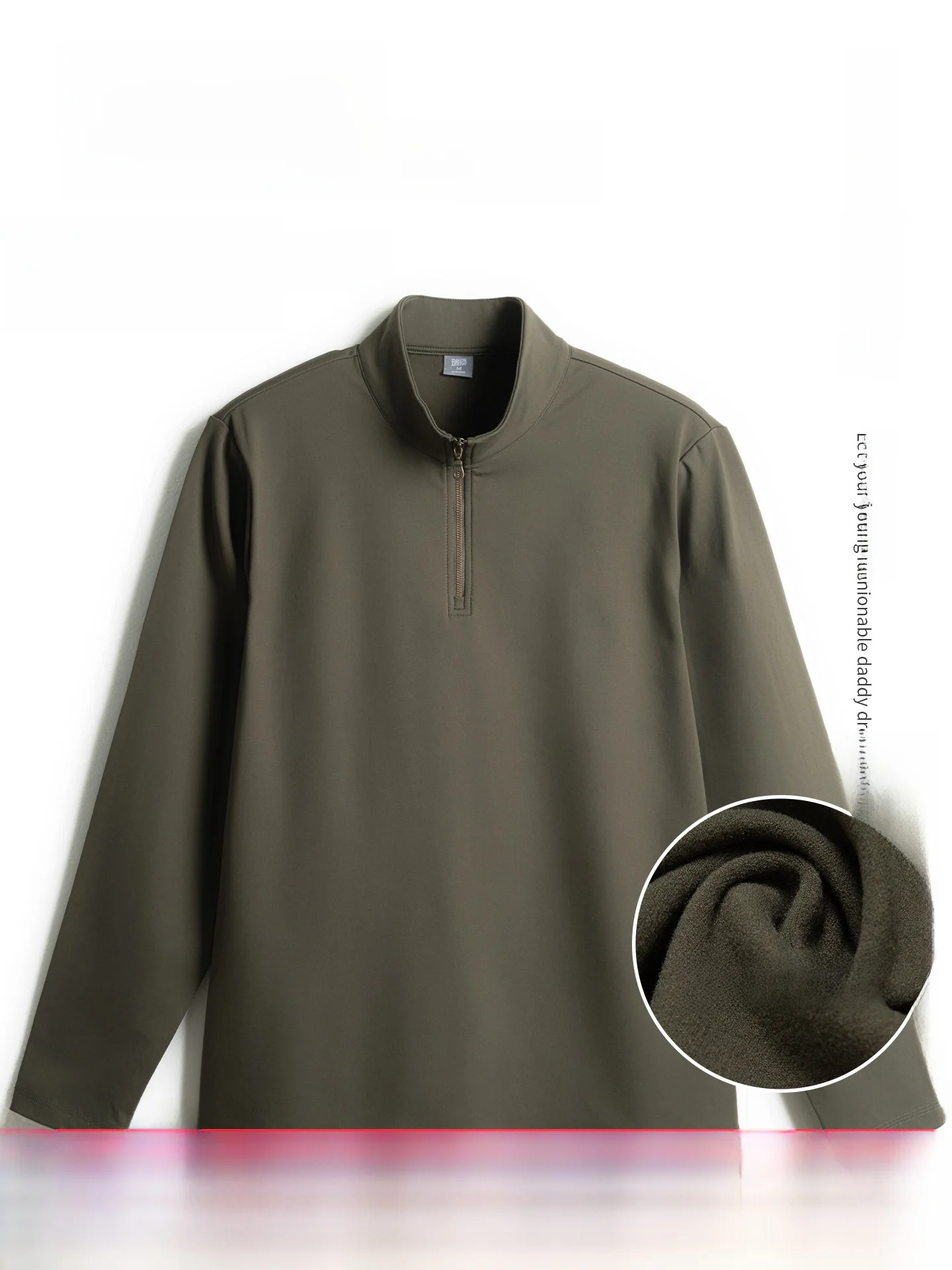 Men's Long Sve Fce Lined T-irt Warm Loose Top for Middle Aged And ly Autumn Winter Casual Sle Zipper Closure
Men's Long Sve Fce Lined T-irt Warm Loose Top for Middle Aged And ly Autumn Winter Casual Sle Zipper Closure