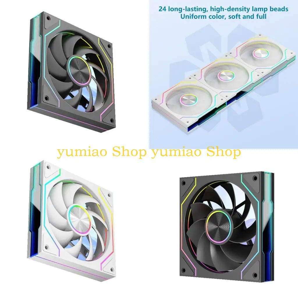 587B ARGB Infinitys Mirror 120mm Computer Case Fan, High Performances Cooling PWM Fan
587B ARGB Infinitys Mirror 120mm Computer Case Fan, High Performances Cooling PWM Fan