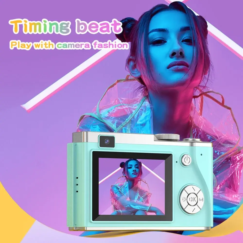 New HD Display Digital Camera Front and Rear Dual Lens Portable Compact Beginner Camera Anti Shake Vintage Small Camera for Kids
New HD Display Digital Camera Front and Rear Dual Lens Portable Compact Beginner Camera Anti Shake Vintage Small Camera for Kids