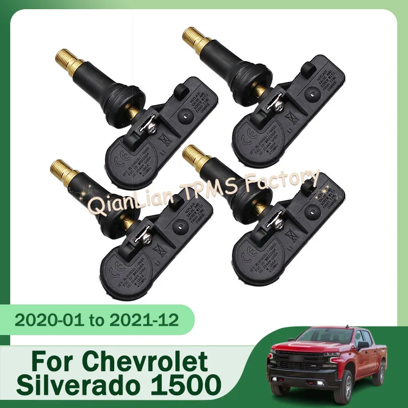 4pcs 433MHz 13528563 Car Tire Sensors System For Chevrolet Silverado 1500 2020 to 2021 TPMS Tire Pressure Monitor System
4pcs 433MHz 13528563 Car Tire Sensors System For Chevrolet Silverado 1500 2020 to 2021 TPMS Tire Pressure Monitor System
