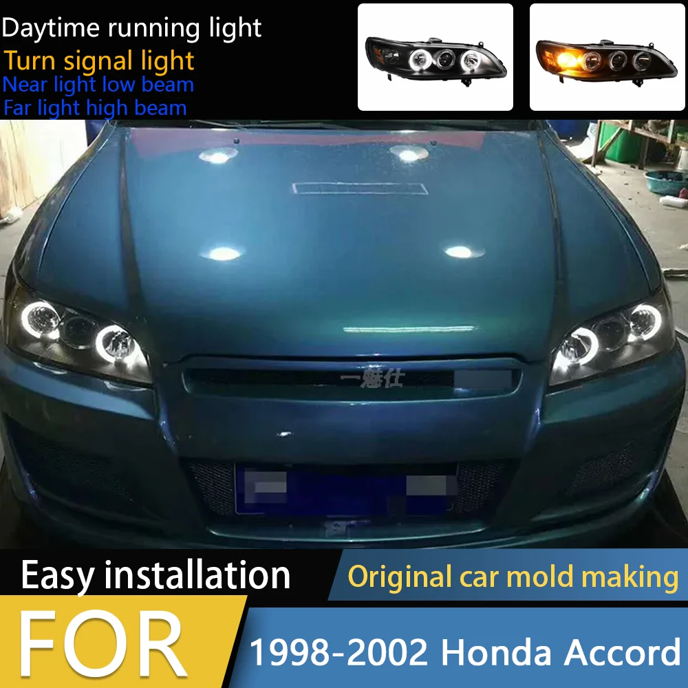 For the sixth generation headlight assembly 98-02 Accord modified headlight assembly
For the sixth generation headlight assembly 98-02 Accord modified headlight assembly