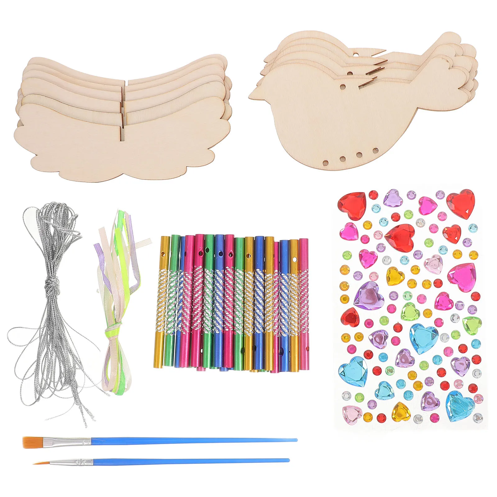 1Set Painting Craft Kit DIY Wind Chime Making Kit for Adults Decorative Wind Bell Hanging Garden Outdoor Balcony Home
1Set Painting Craft Kit DIY Wind Chime Making Kit for Adults Decorative Wind Bell Hanging Garden Outdoor Balcony Home