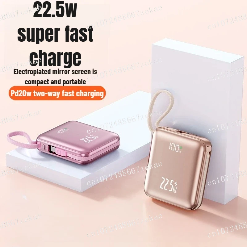 НОВЫЙ портативный аккумулятор (Power Bank) 20000 мАч с сертификатом CCC, миниатюрный, с встроенным кабелем и быстрой зарядкой 22.5 Вт
НОВЫЙ портативный аккумулятор (Power Bank) 20000 мАч с сертификатом CCC, миниатюрный, с встроенным кабелем и быстрой зарядкой 22.5 Вт